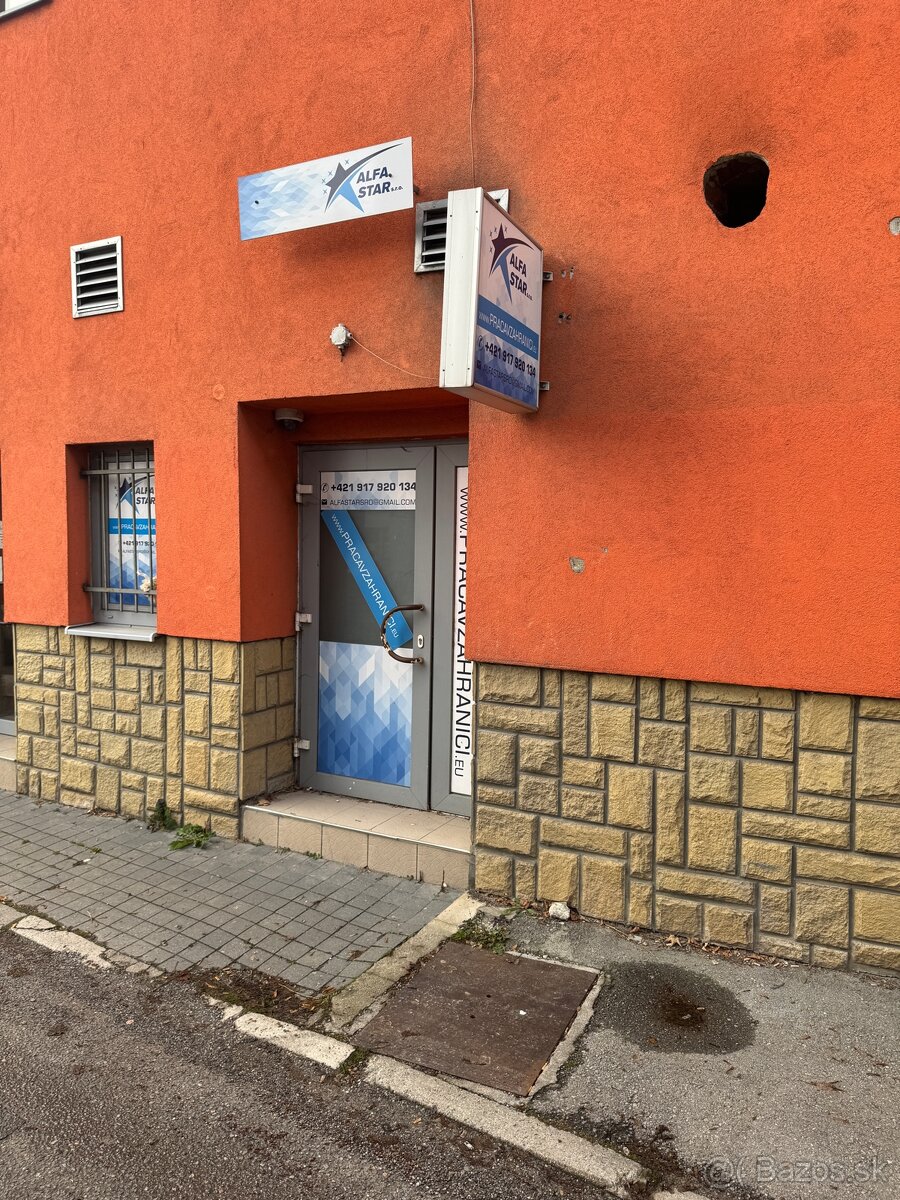 Prenájom nebytového priestoru - centrum Turzovka