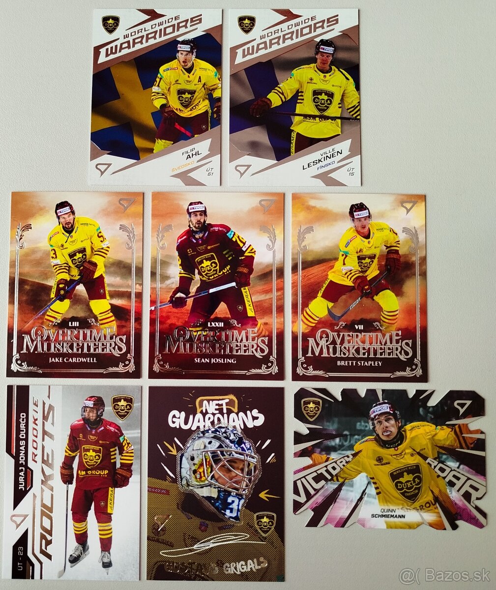 Hokejové kartičky TIPOS EXTRALIGA 2024/2025 - DUKLA TRENČÍN