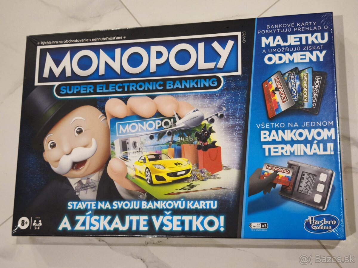 Predám novú hru: Monopoly Super Elektronické Bankovníctvo