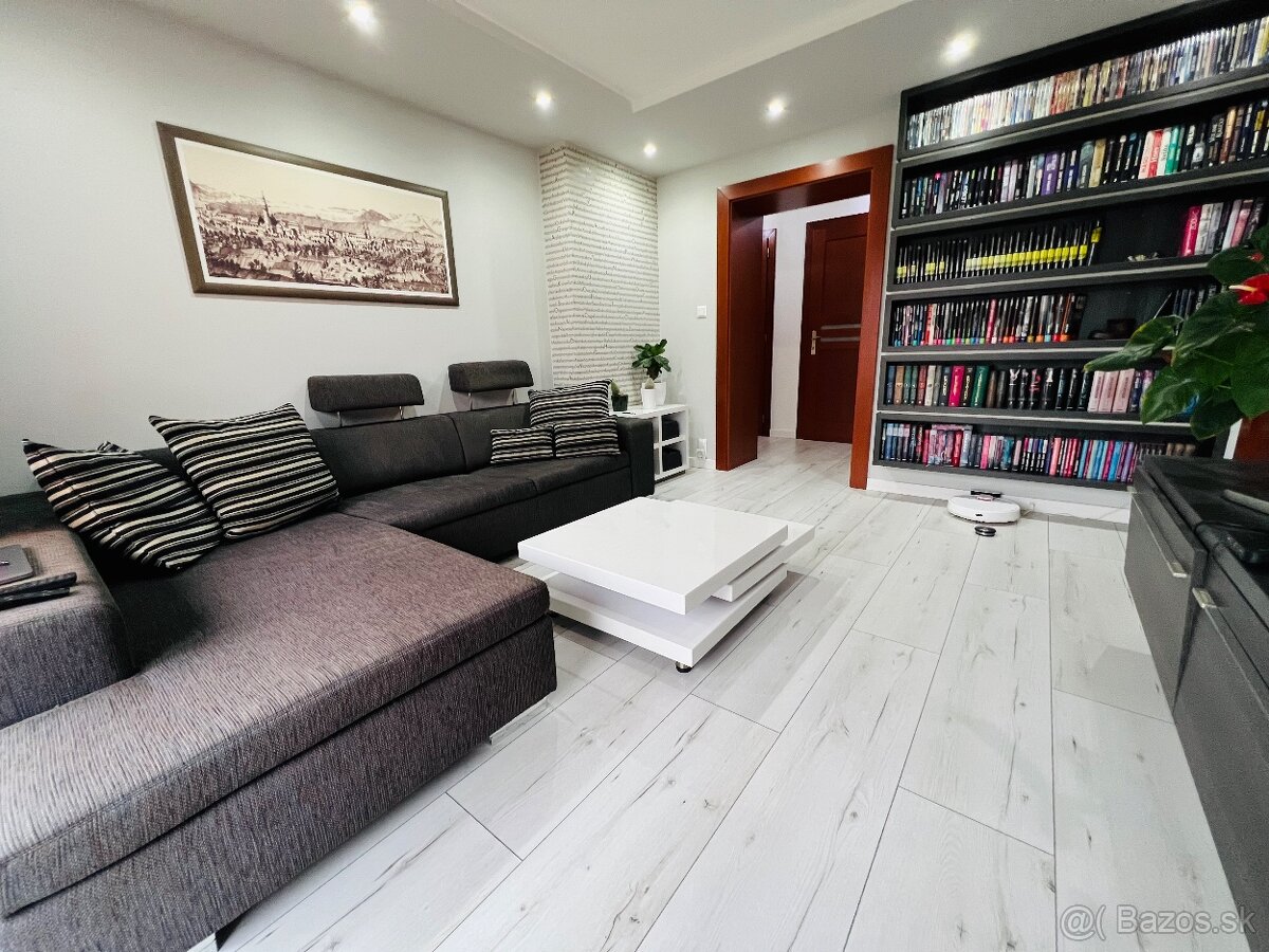 Predám kompletne zariadený 3 izbový byt v centre mesta