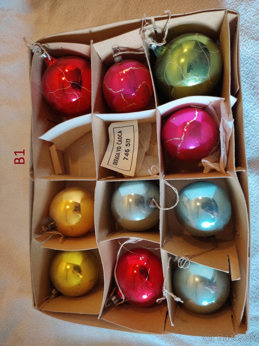 Vianočné ozdoby RETRO