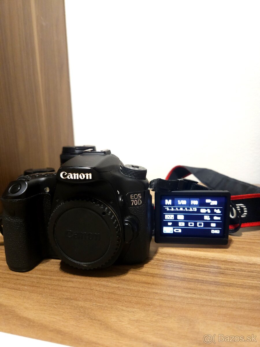 Canon EOS 70D – komplet výbava