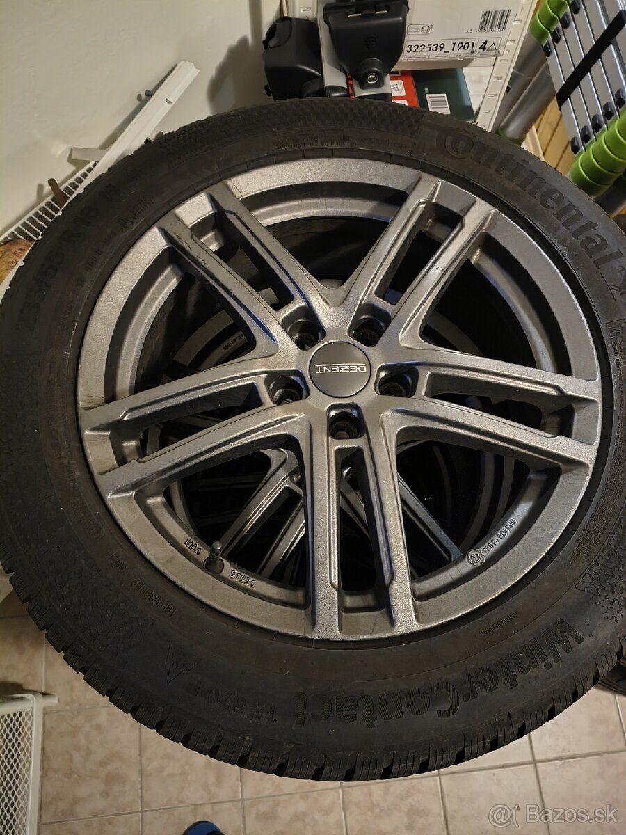 Continental WinterContact TS870 P 235/55 R18 + letne Pirelli