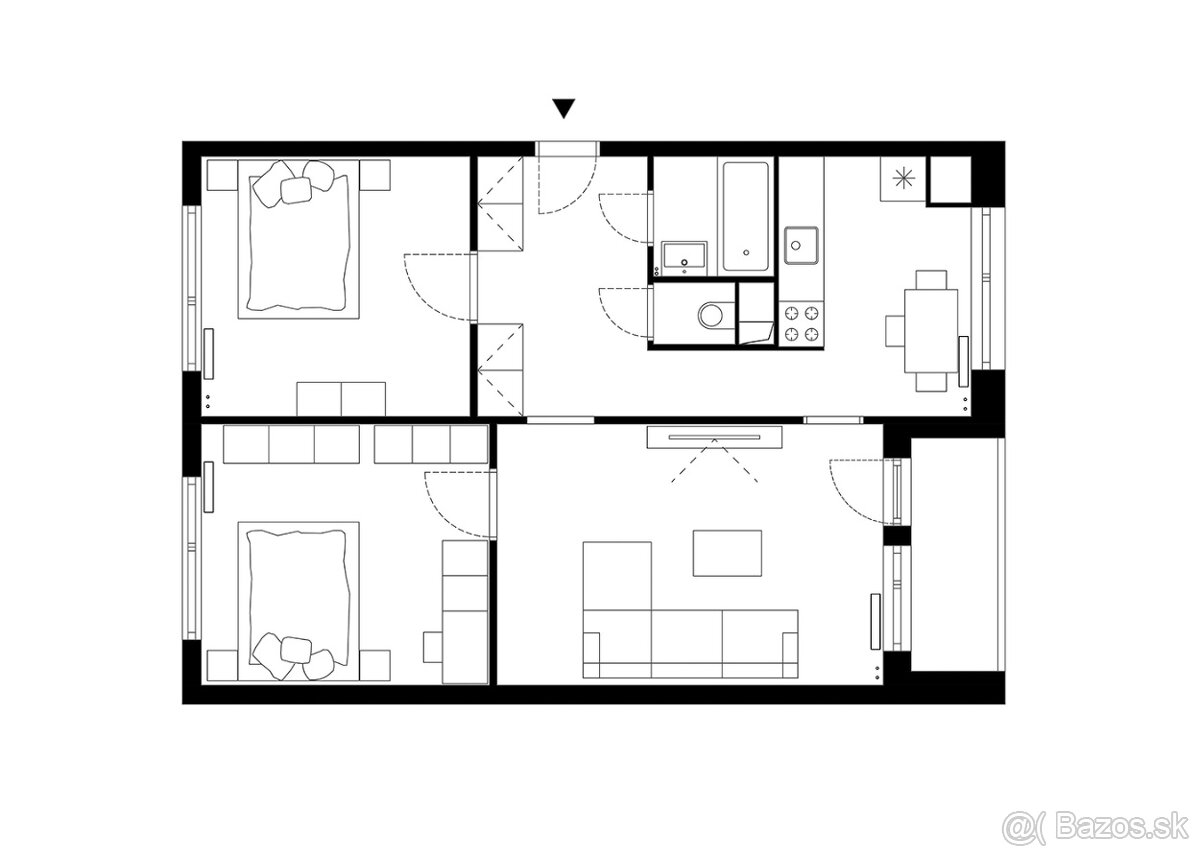 Hľadám 2-3 izbový byt v centre Levíc