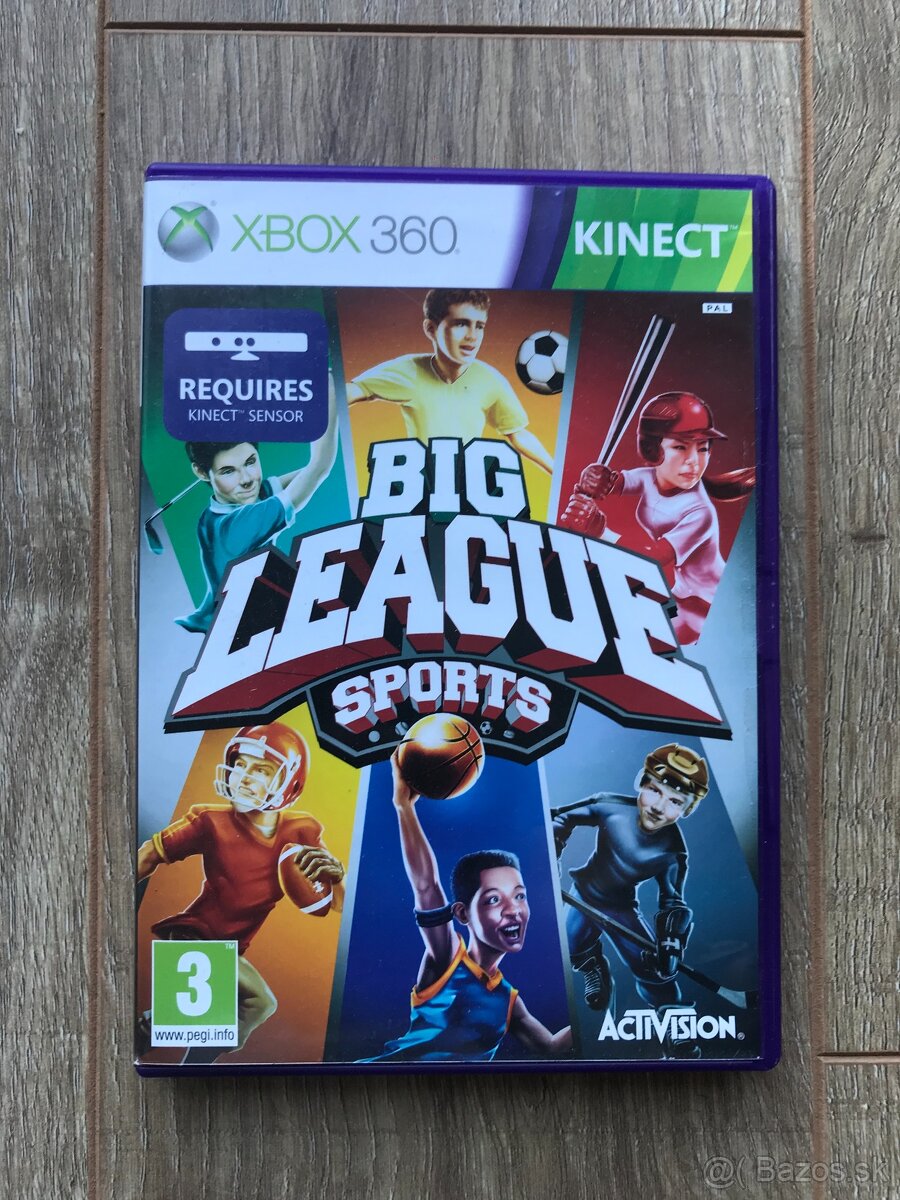 Kinect Big League Sports na Xbox 360