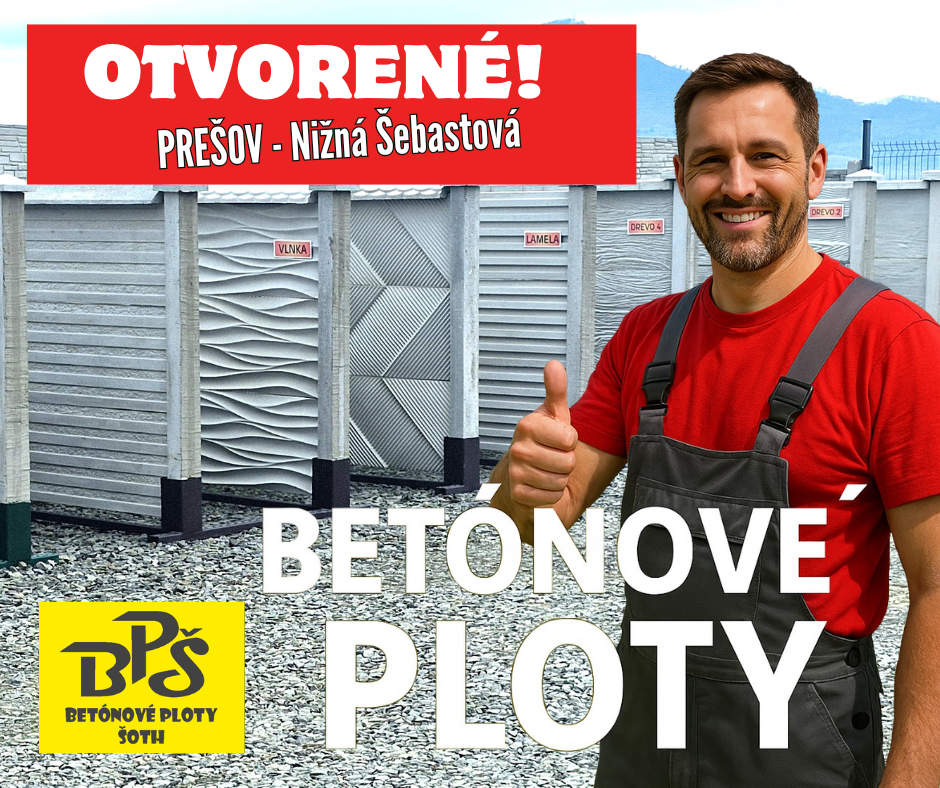 BETÓNOVÉ PLOTY (výroba - predaj - montáž)
