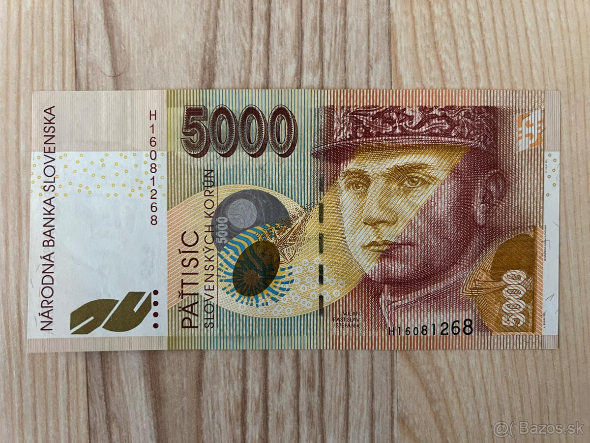 Slovenska Bankovka 5000 SK