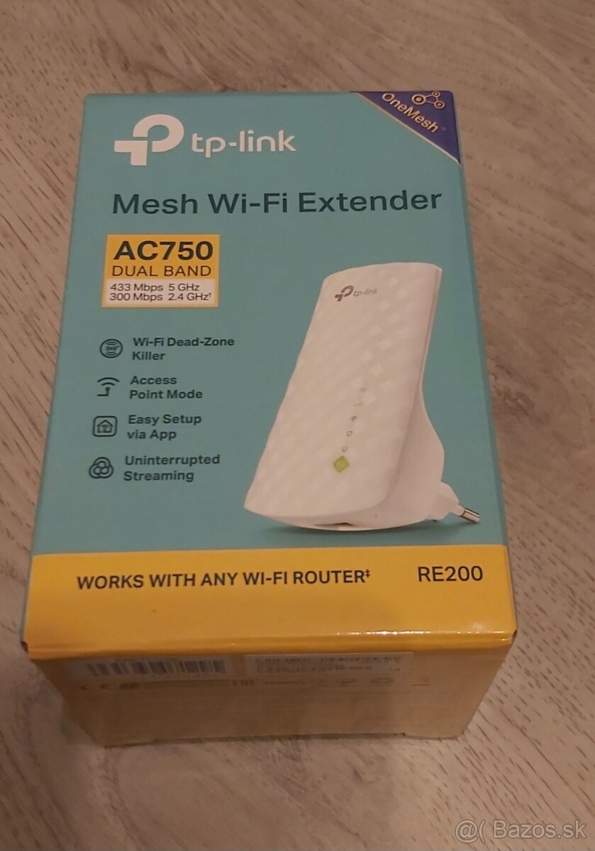 Wi-Fi extender TP-Link RE200 AC750 (RE200)