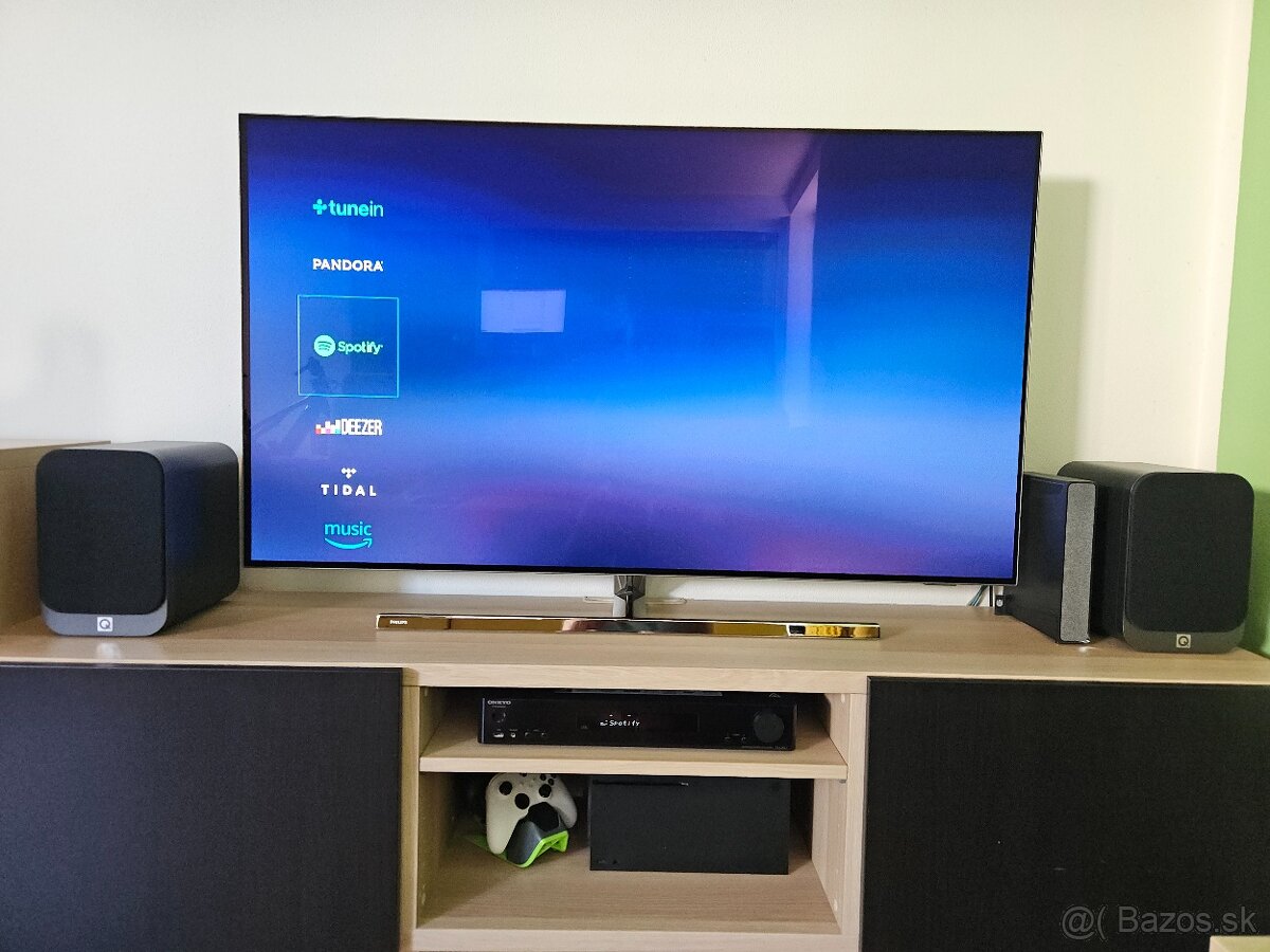 stereo receiver Onkyo TX-L20D + repro Q Acoustics 3020