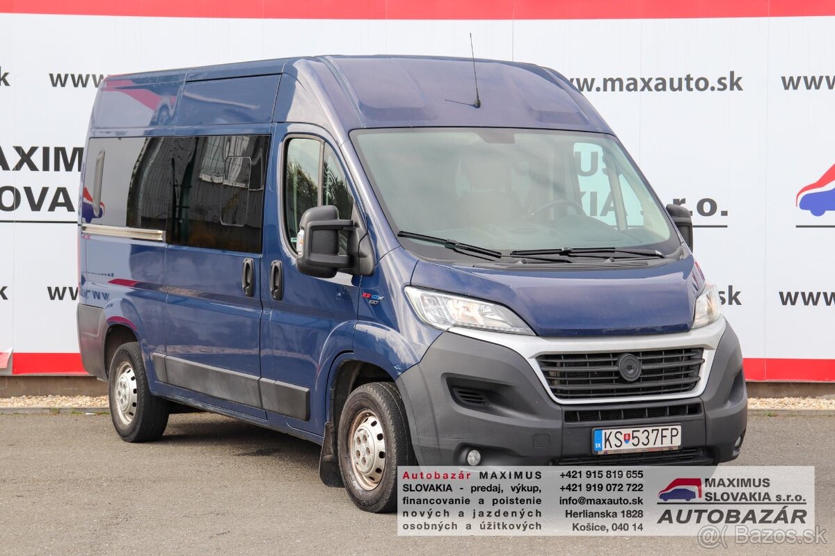 🚐 Fiat Ducato Panorama 2.3 MultiJet – 9-miestny minibus