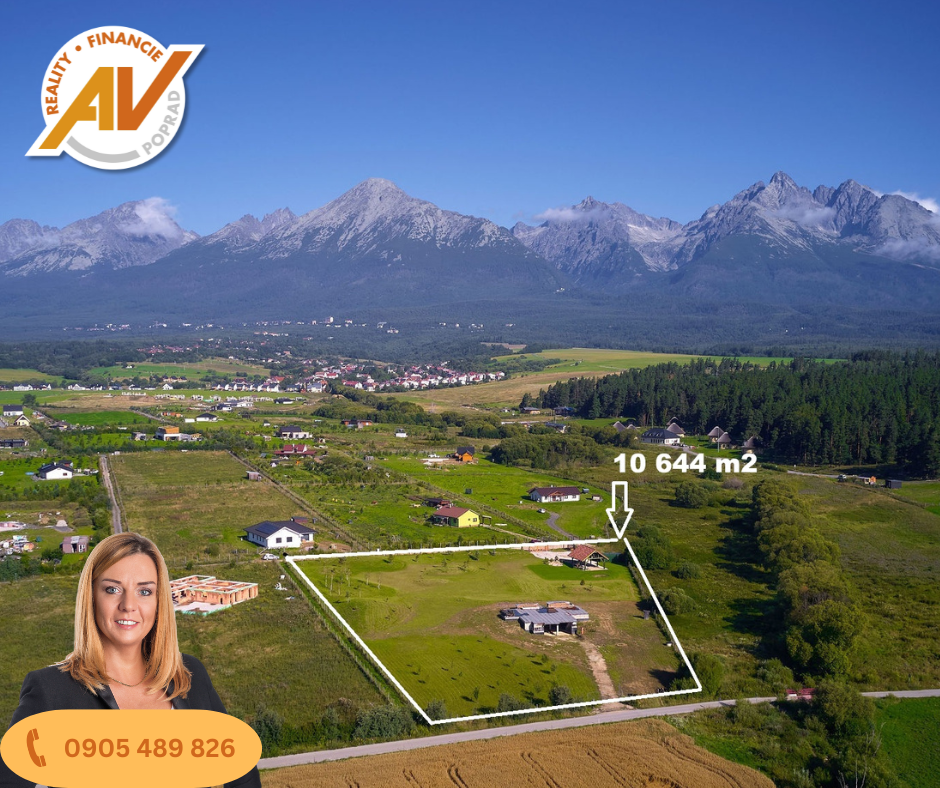 Exkluzívny pozemok pod TATRAMI - Krásne Sady Mlynica