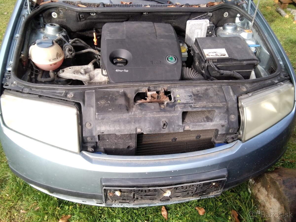 Skoda Fabia 1 chladičova stena chladič svetlá nárazník