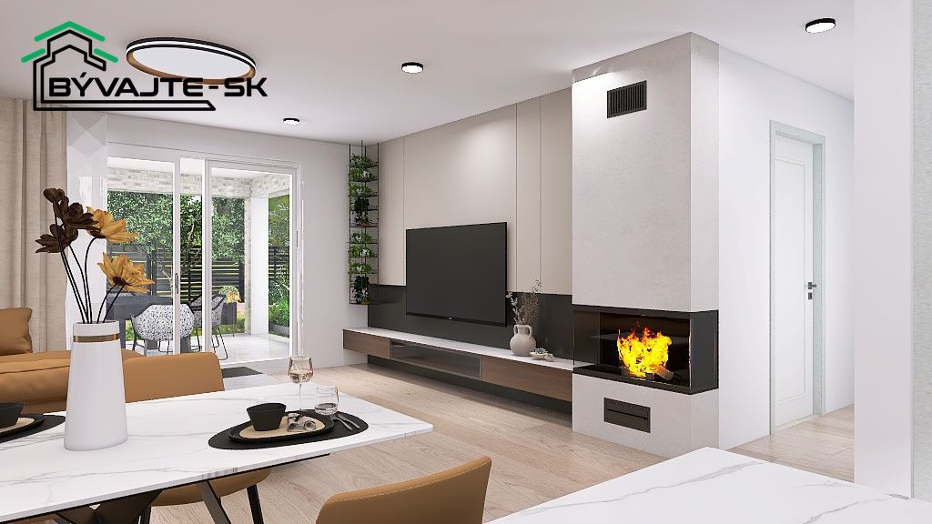 Novostavba rodinného domu v obci Lazany pri Prievidzi.