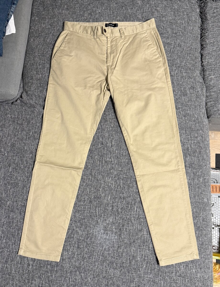 Pánske slimfit nohavice Pull & Bear (super stav)