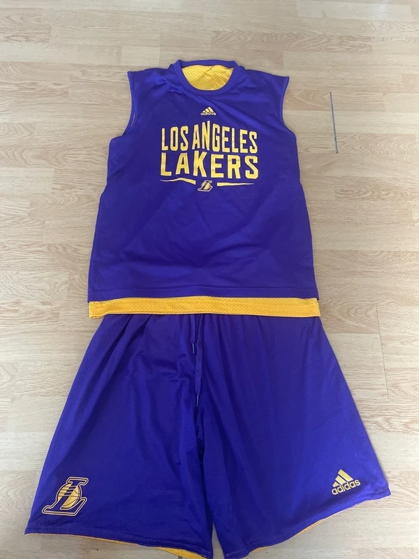 Obojstranný originálny dres + trenky LA Lakers (Adidas, veľk