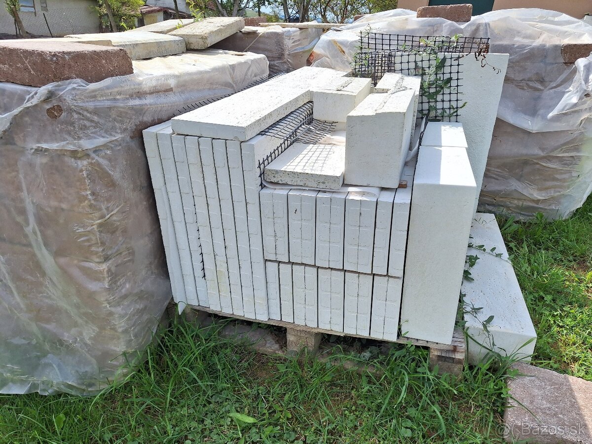 Dlažba Bruk-BET Travertín biely