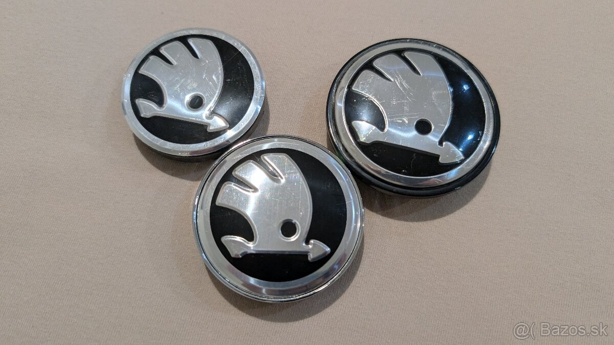 Stredove krytky SKODA