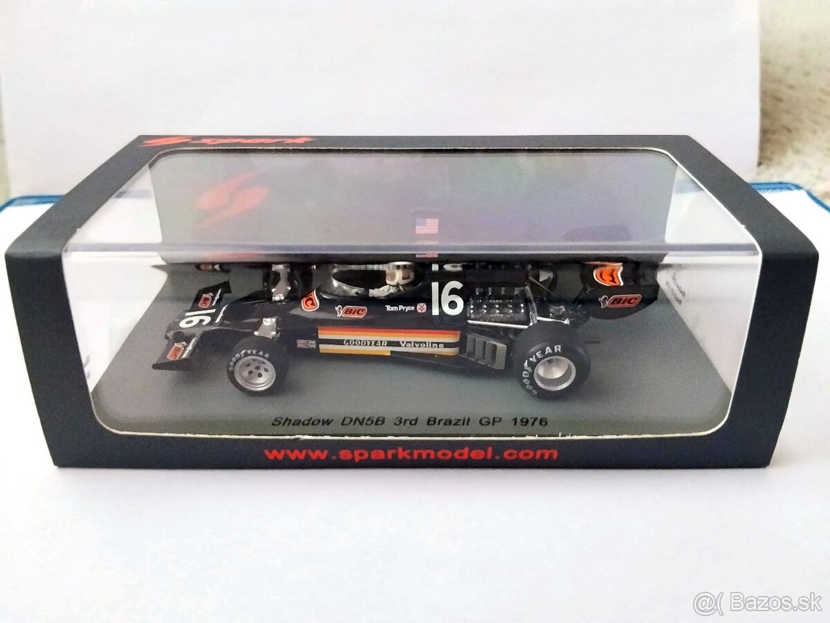 Spark Shadow DN5B 3rd Brazil GP 1976 1/43