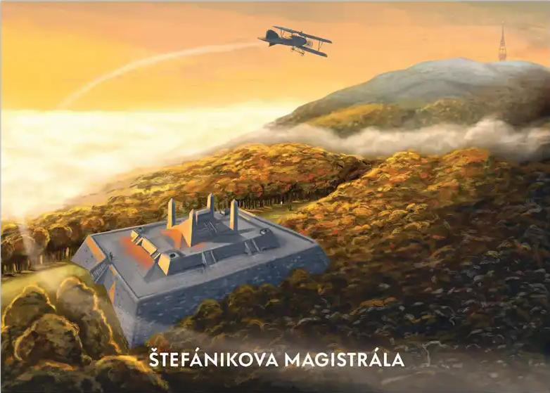 Grafika Štefánikova magistrála