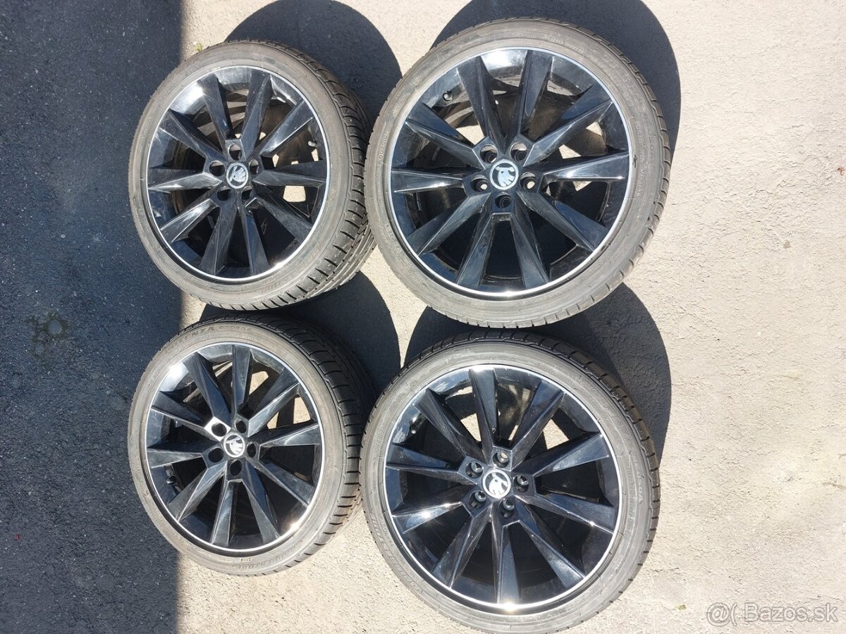 ELEKTRÓNY+PNEUMATIKY ŠKODA R17 5X100 MONTE CARLO