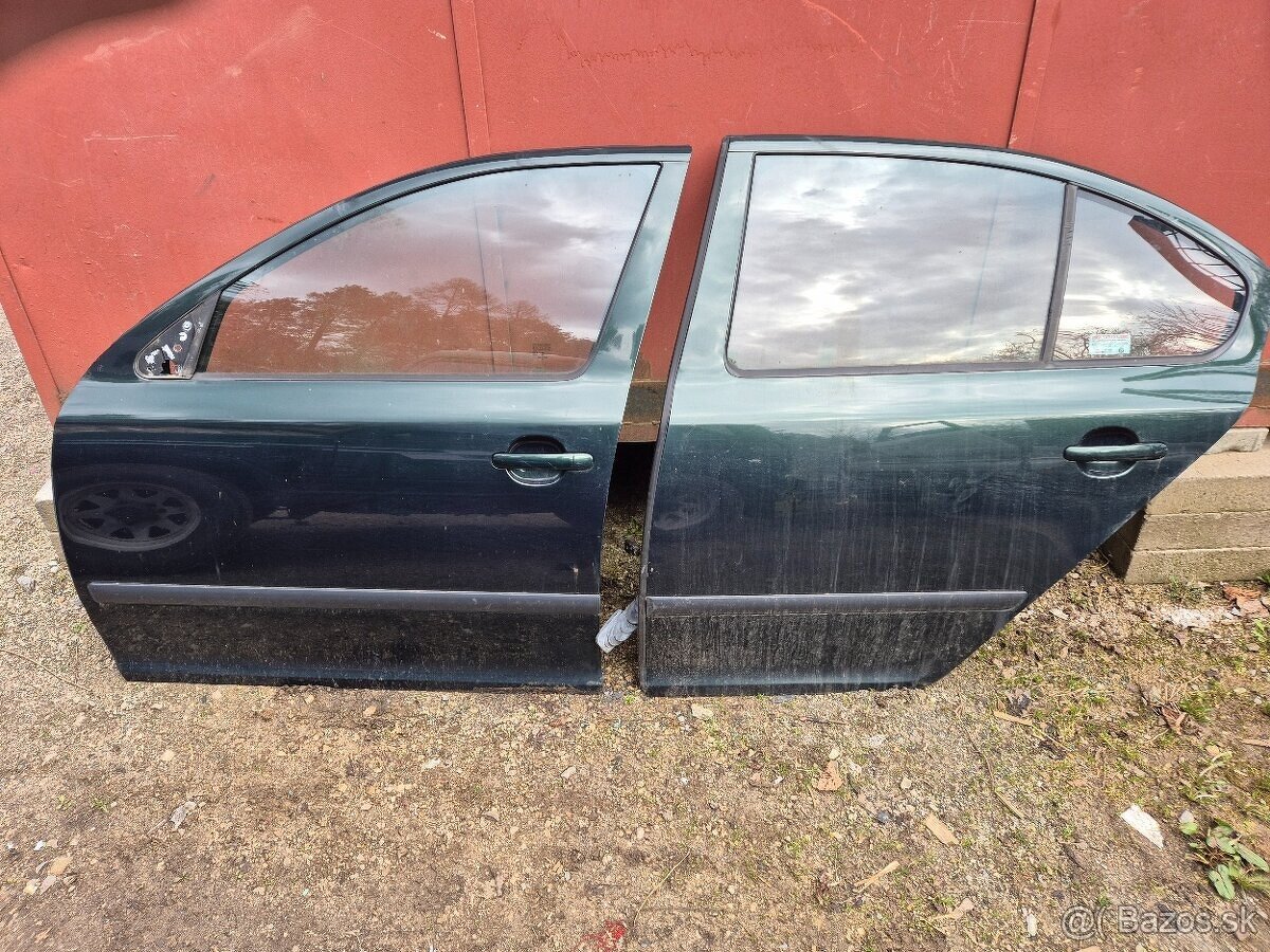 Predám ľavé predné a zadné dvere na Škoda Octavia II 2 sedan