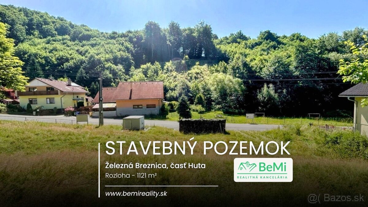 Pozemok na predaj – Železná Breznica (časť Huta)