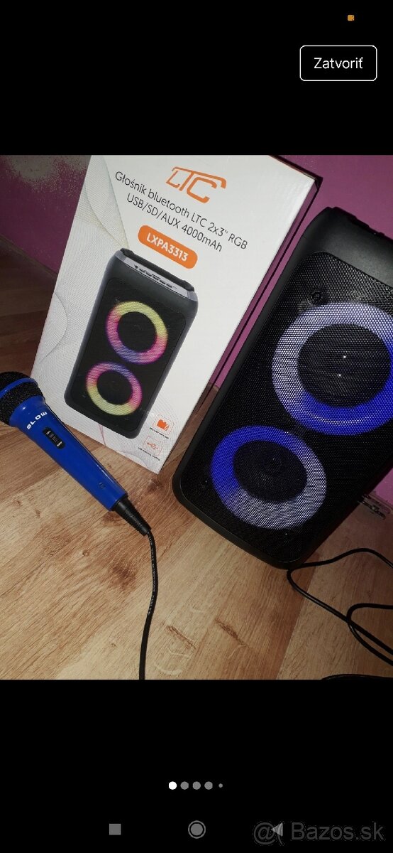 Bluetooth reproduktor s funkciou karaoke