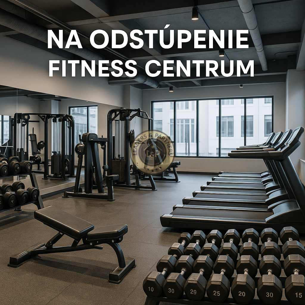 Na odstúpenie zabehnuté fitness centrum