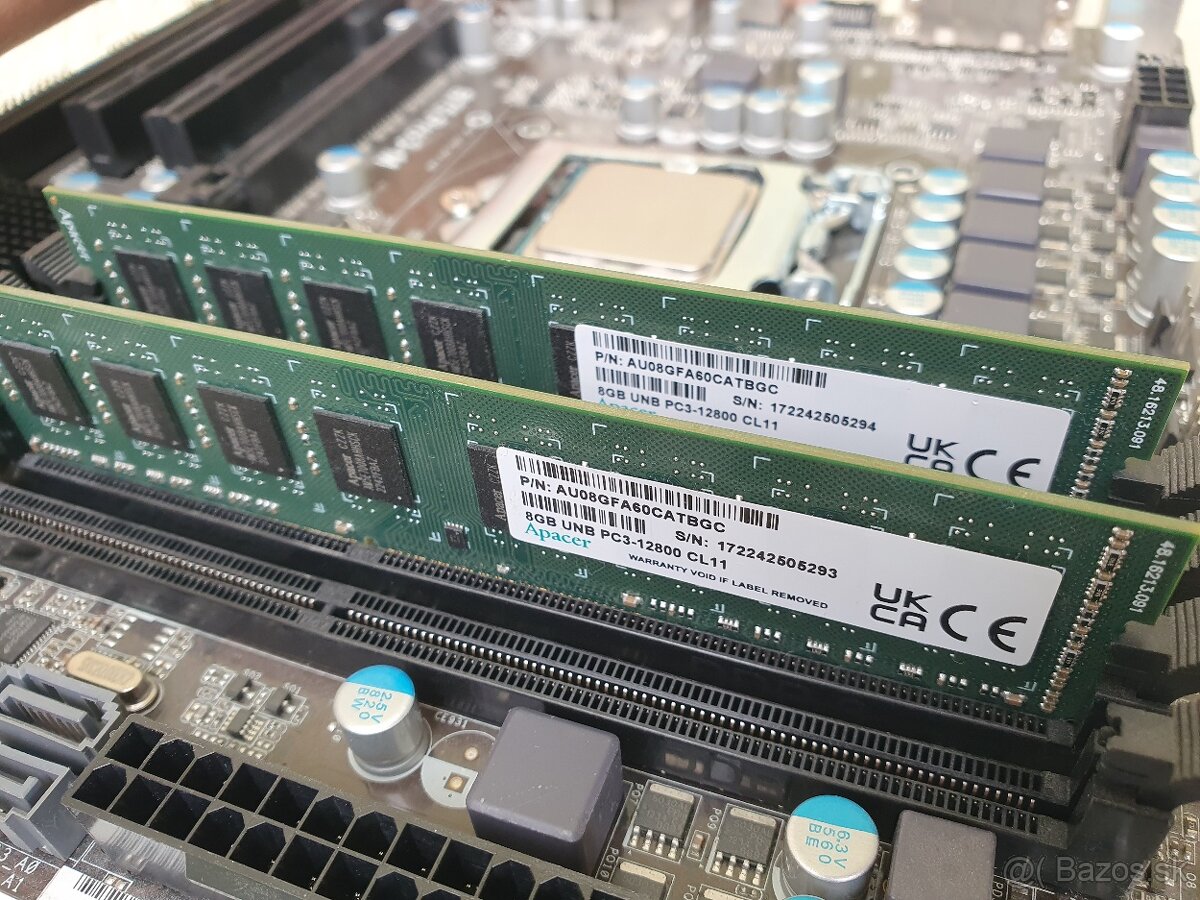 16GB DDR3 pamate 1600MHz Apacer