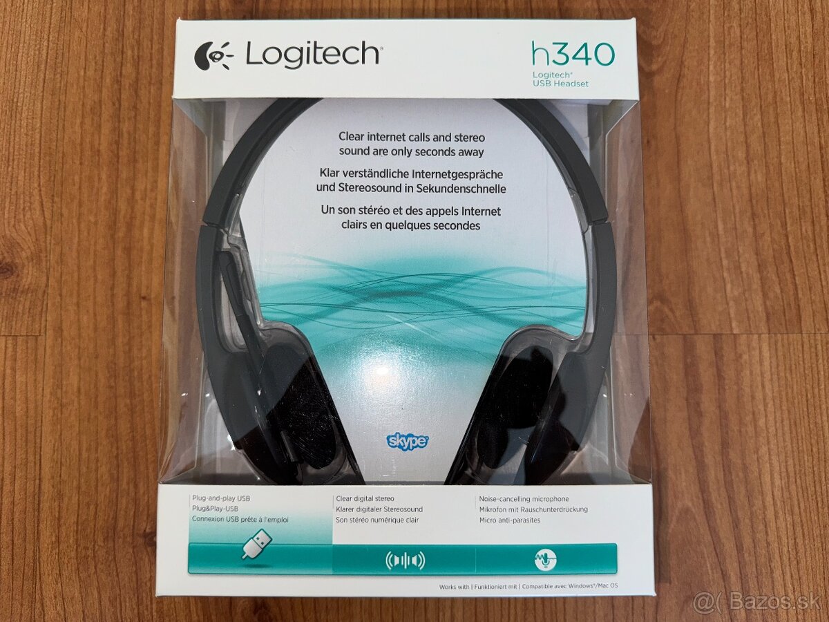 Slúchadlá s mikrofónom Logitech