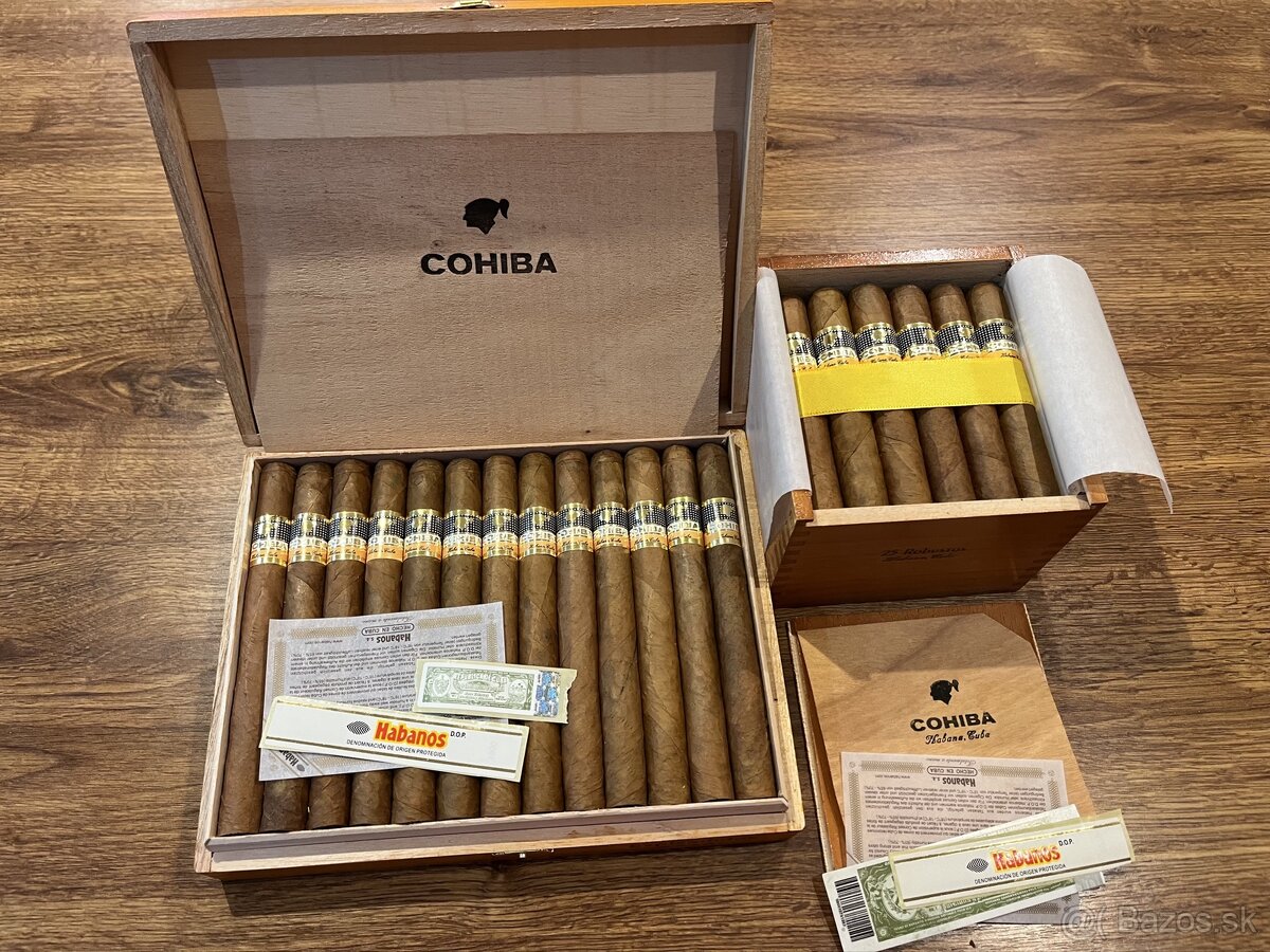 Kubánske cigary Cohiba