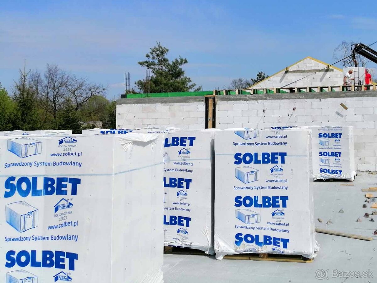 Solbet Pórobetónové tvárnice