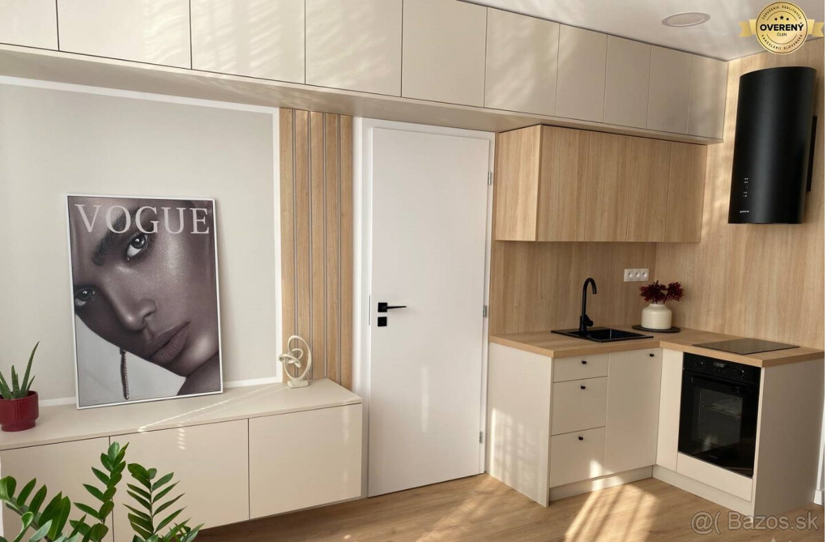 Iba u nás Na prenájom 2i nový dizajnový byt , loggia, voľný