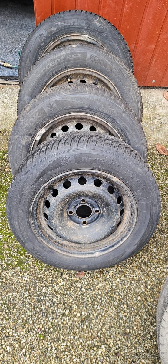 Kolesa 4x100 R14 s pneu 175/60 R14