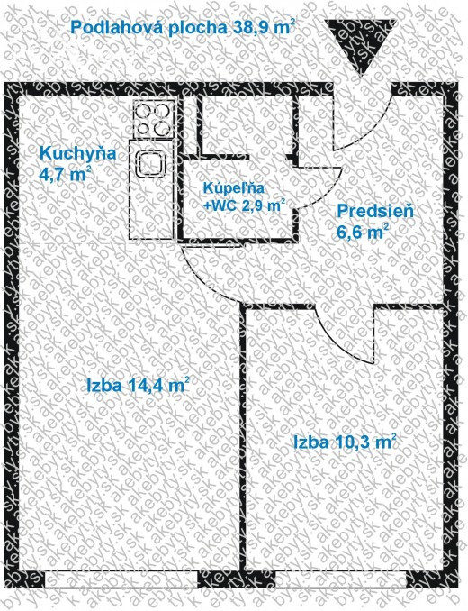 REZERVOVANÉ 1,5 izbový byt Košice - Sever