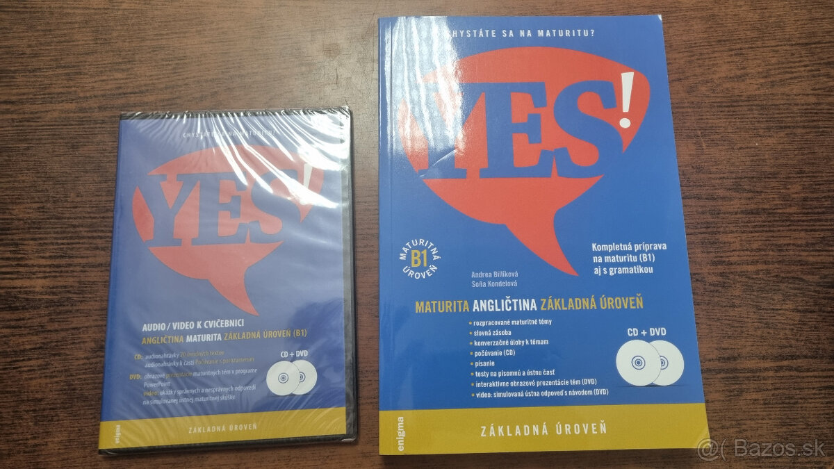 YES maturita angličtina B1 CD+DVD