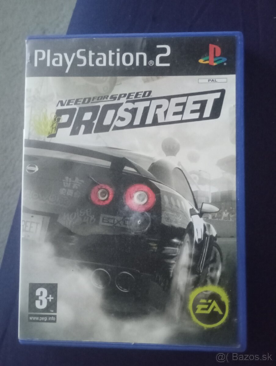 Hra na PS2 need fór speed pro street