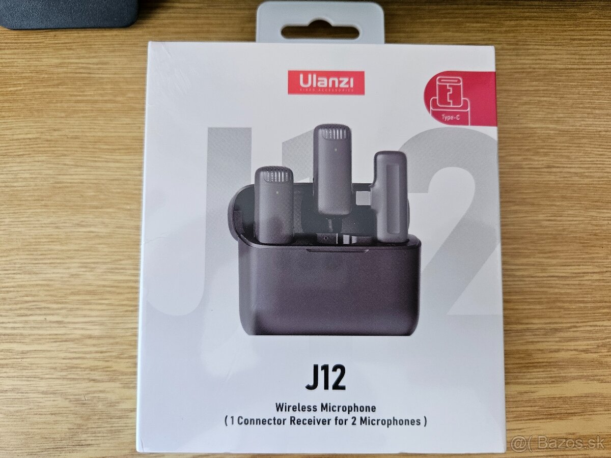 Bezdrôtový mikrofónový systém Ulanzi J12 pre Iphone