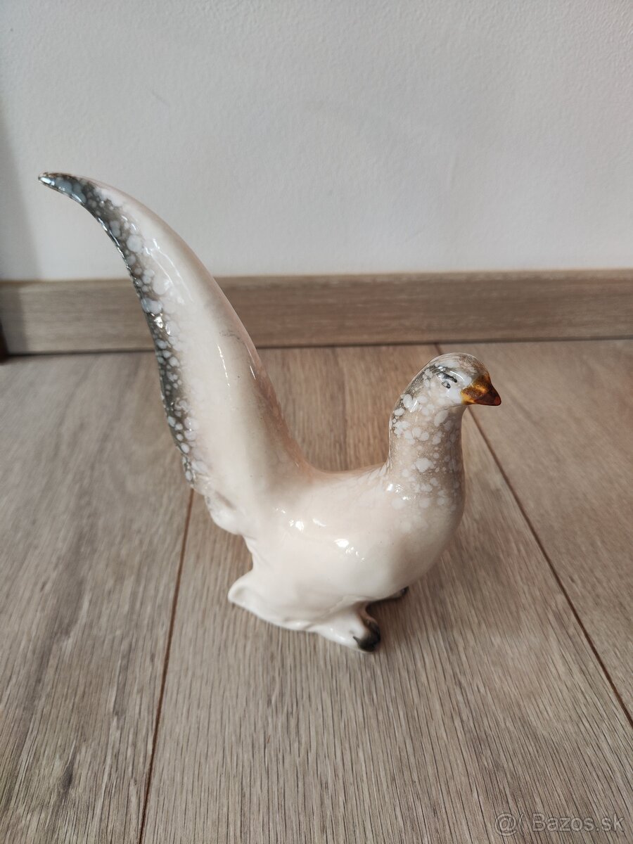 Holubice, vintage soška,krásná, výška 18,5cm