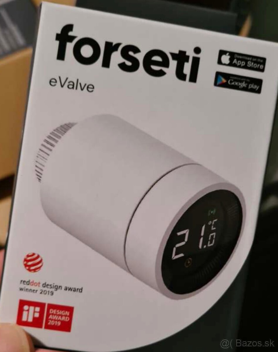 Inteligentní termohlavice Forseti eValve + eHub