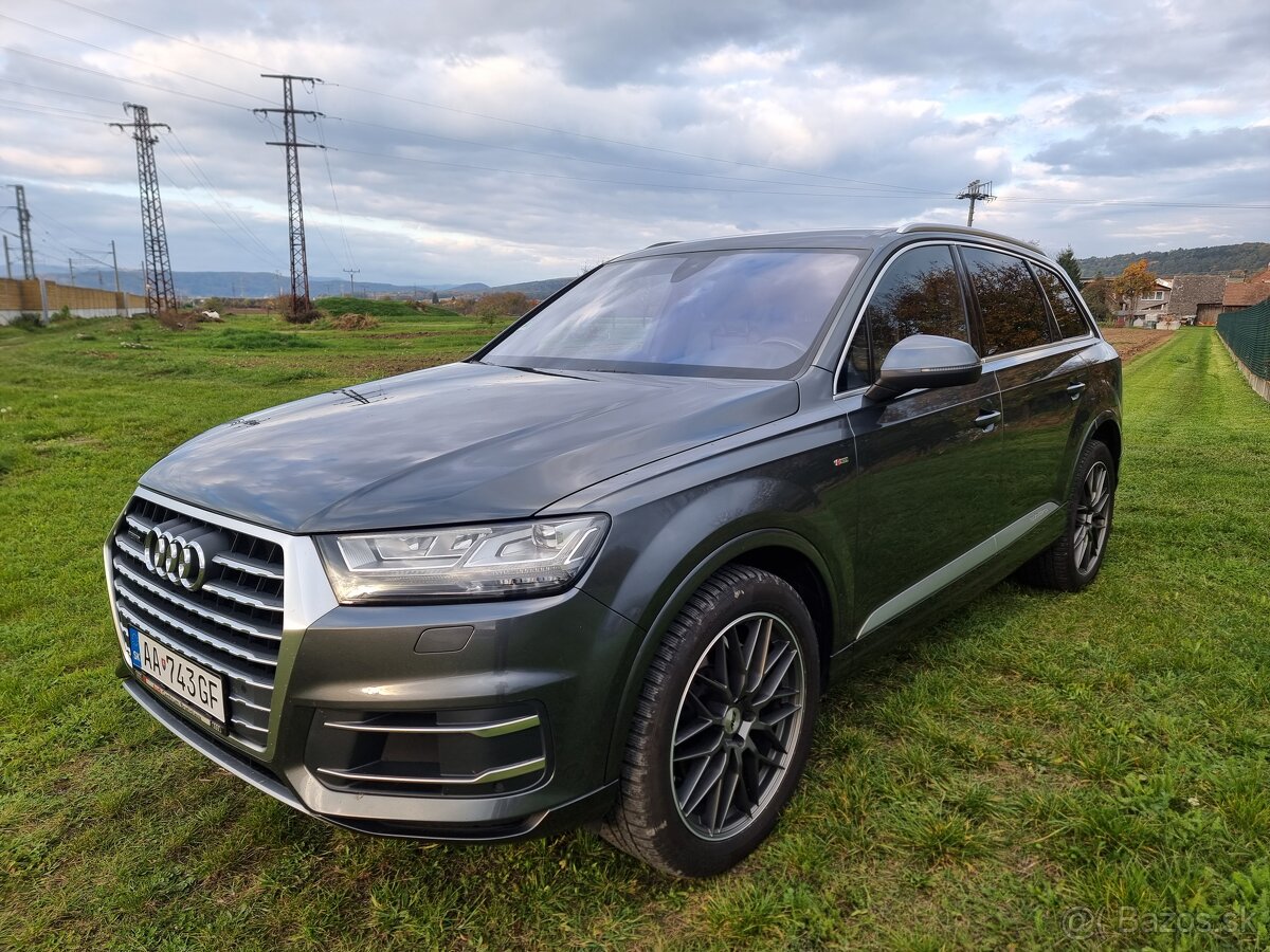 Audi q7 s-line 3.0tdi 200kw 7miest 2017.