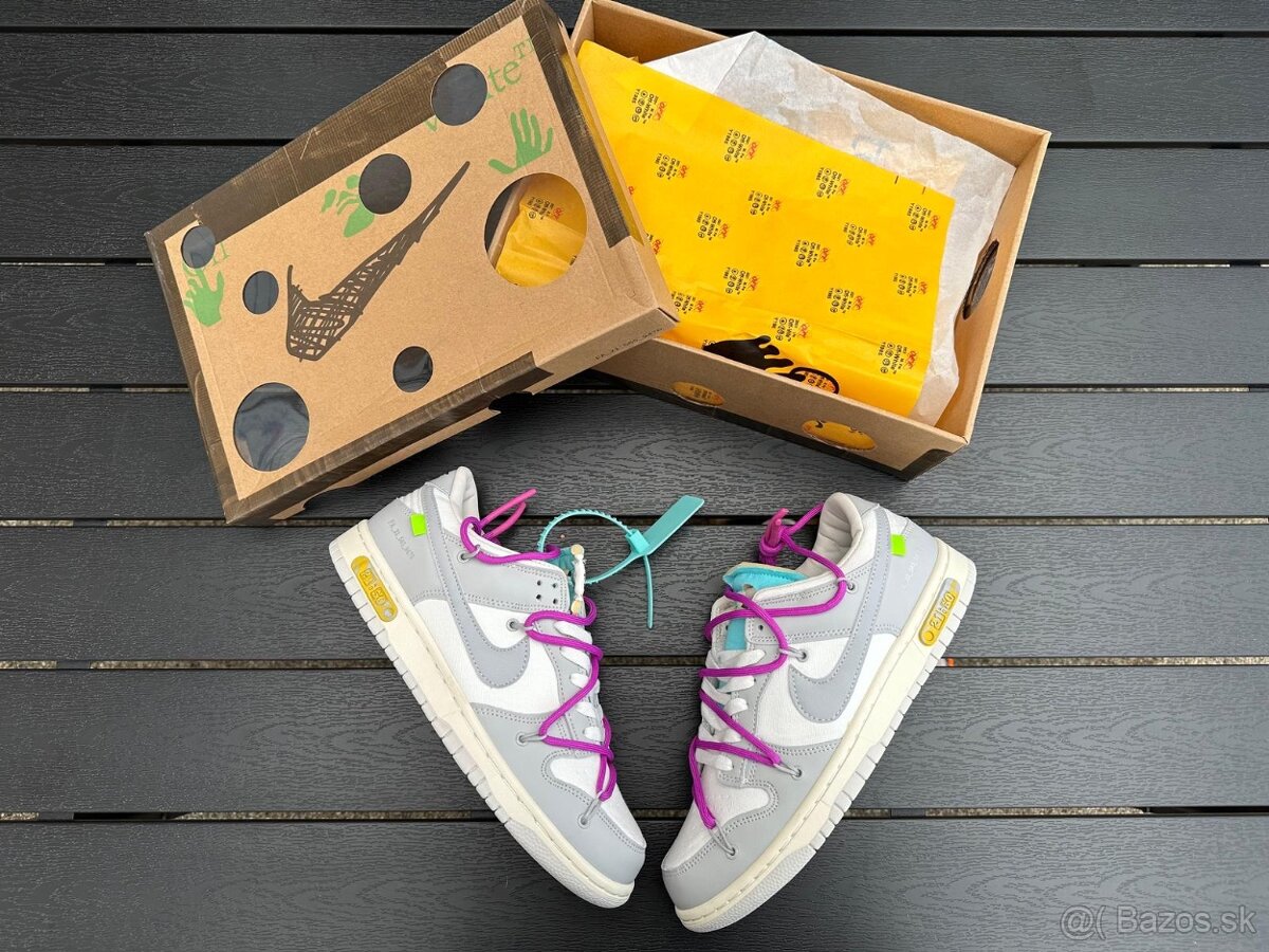 Nike Off white dunk low lot 21 tenisky