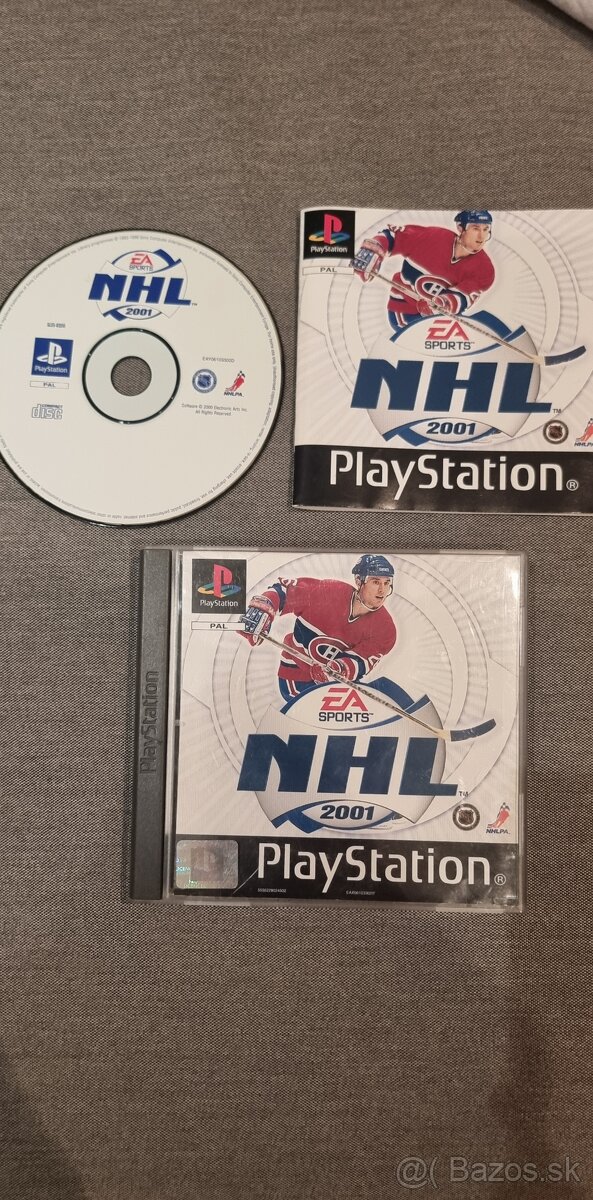 NHL 2001 CZ PAL PS1