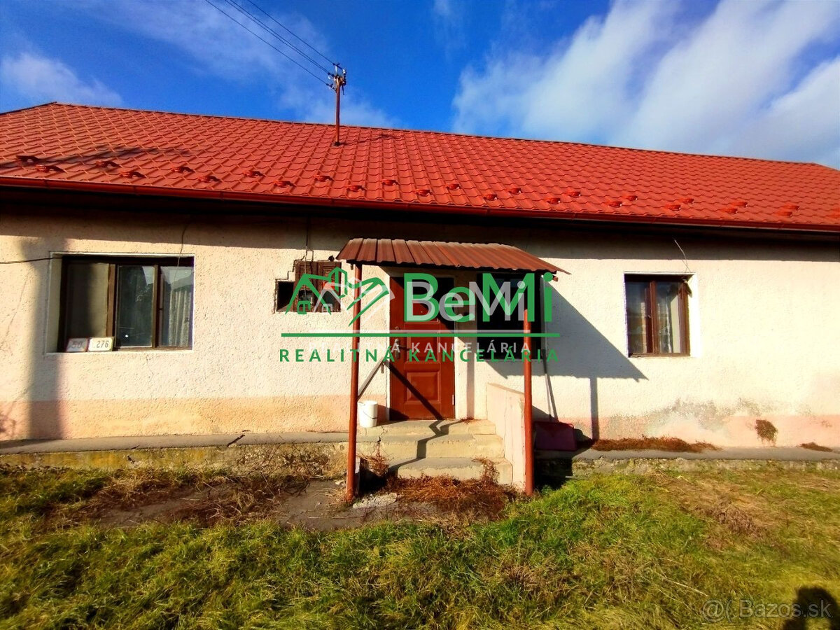 Rodinný dom so záhradou na predaj- Biskupice