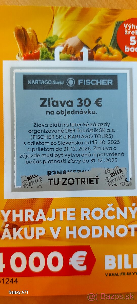 Zľava 30€ na letenku.