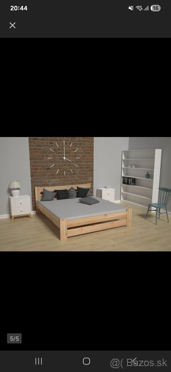 Manželská postel 160x200