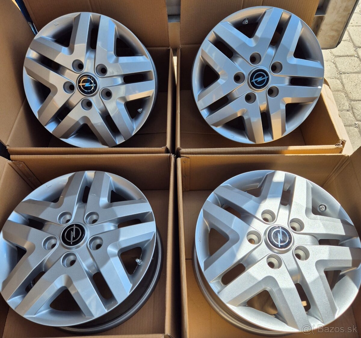 Nové originál Alu disky Fiat Ducato, Boxer, Jumper, Opel