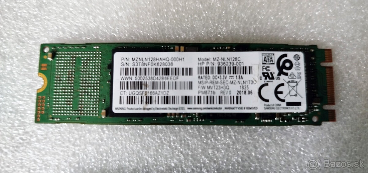 SSD disk Samsung 871b - 128GB M.2