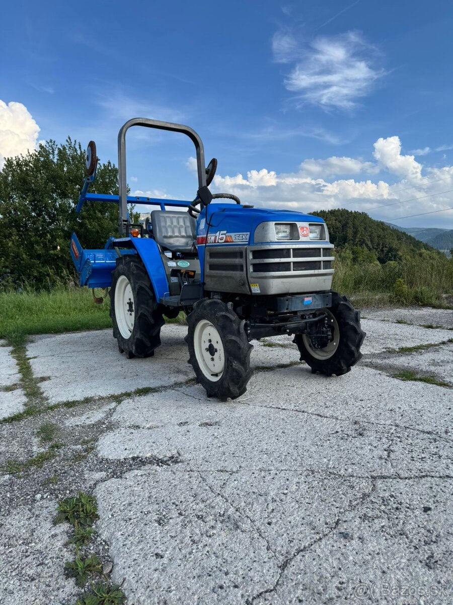 Japonský malotraktor ISEKI TM15 s rotavátorom