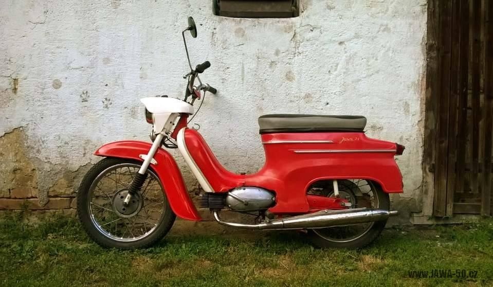 JAWA 21 s TP ŠPZ